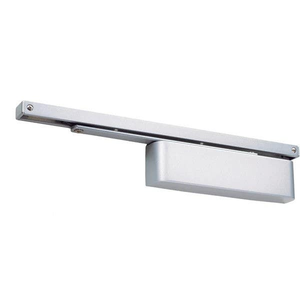 Rutland TS11204 Adjustable Fire Rated Surface Mounted Slide Door Closer - silver