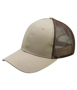 Mega Cap 6901M Poly Cotton Twill Trucker Cap
