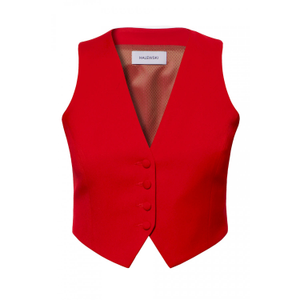 Sylvia Red Suit Vest (L)