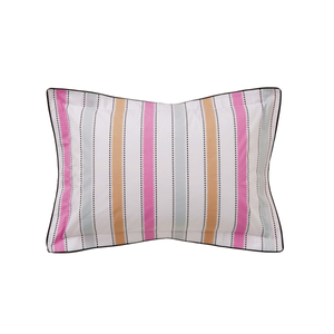 Wobble Stripe Pair of Oxford Pillowcases, Multi