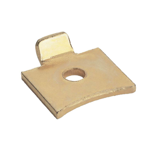 Shelf Stud for Flat Bookcase Strip Electro Brass