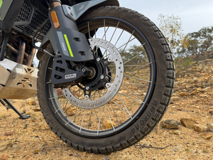 Front ABS & Brake Caliper Guard - CFMOTO 450MT | IBEX 450 24-26 - Black PC