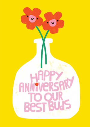 Kate Smith Co. Best Buds Anniversary Card