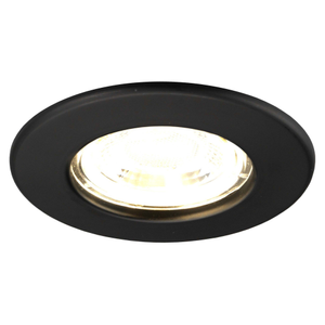 Dimmbare LED Einbaustrahler Schwarz - IP65 - 5W - 2700K - 5 Jahre Garantie - Geeignet für das Badezimmer