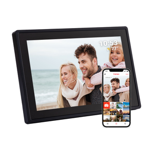 Digitaler Bilderrahmen - WiFi und Frameo App - Bilderrahmen 10 Zoll - Energieeffizienzklasse B - Touchscreen