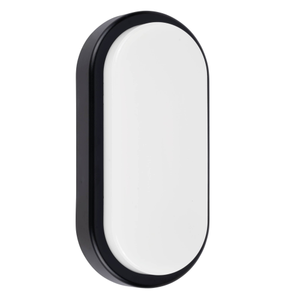 LED Bulkhead Oval – 6,5 W – 4000K – 700 Lumen – Schwarz – IP54 wasserdicht – 5 Jahre Garantie