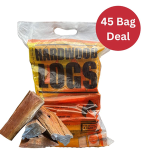 Wonky Hardwood Logs Handy bag - 45 Bag Deal