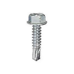 5.5 x 60mm (5/16" 8mm Hexagon Head) Washer Faced Self Drill Screw, Bright Zinc Plated