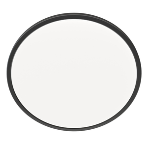 Badezimmer Deckenleuchte - 24W - 2040 Lumen - Schwarz - Ø42 CM - IP44 Wasserdicht - 2700K - LED Deckenleuchte