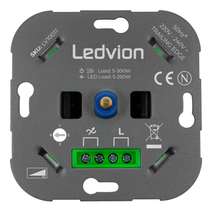 LED Dimmer Wechselschalter >2 Dimmer. 1 Lichtpunkt 5-250 Watt 220-240V - Phasenabschnitt - Universal