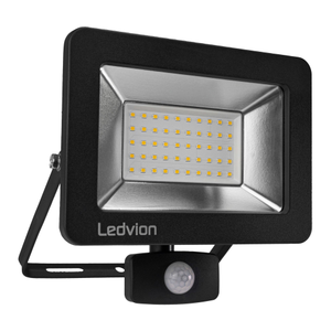 LED Fluter mit Sensor 50W - Osram LED Chips - 4000K