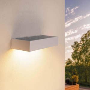 Solar Wandleuchte mit Bewegungssensor - Weiß - 6W - 3000K
