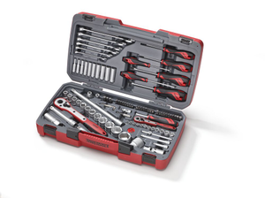 Teng Tools TM095 MECCA PRO 1/4" & 1/2" Drive Socket & Tool Set 95 Pieces