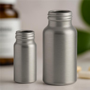 3.5 oz 100% PCR Aluminum Packer Bottle - 38-400 Cap Size - 337048