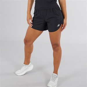 New Balance Womens Core NB Dry 5 Inch Shorts Black