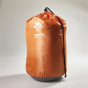 Trespass Kids Bunka 3 Season Sleeping Bag Carrot