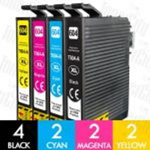 Compatible Epson 604XL  C13T10H192 - C13T10H492 High Yield 10-Pack Inkjet Cartridges Combo