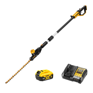 DeWalt DCMPH566P1 Cordless 18V XR Pole Hedge Trimmer - 1x 5Ah Battery and Charger