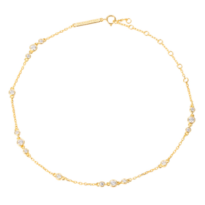 Illuminess™ Premium Gold Vermeil Sparkle Anklet