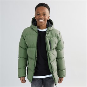 Kangaroo Poo Boys Padded Jacket Dark Sage Green
