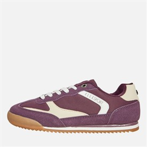 ELLE SPORT Womens Trainers Burgundy/Pink