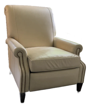 Stickley Cream Leather Recliner