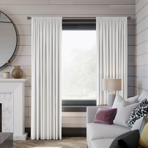 Medina, White - Made to Measure Curtains