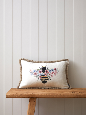 Let It Bee Rectangle Cushion Cover