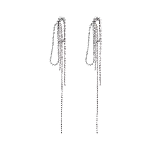 Crystal Lace Dangle Earrings (one size)