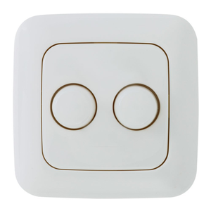 LED Doppeldimmer Taster - Busch-Jaeger Reflex - Drücken / Drehen