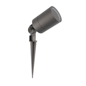LED Gartenstrahler Aluminium - IP65 - GU10 Fassung - 2M Kabel - Anthrazit