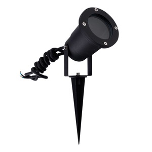 LED Gartenstrahler Aluminium - IP65 - GU10 Fassung - 1M Kabel