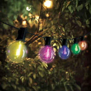 17m LED Lichterkette + 3m Anschlusskabel - IP44 - Verknüpfbar - Inkl. 30 LED Lampen