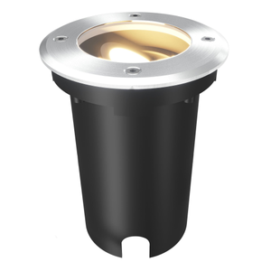 LED Bodeneinbaustrahler Rund - IP67 – GU10 – Edelstahl – 1M Kabel - Schwenkbar