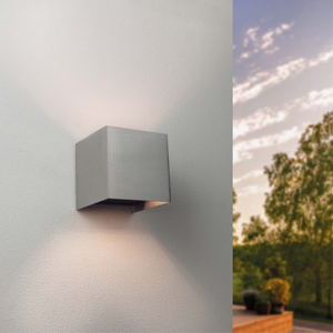 LED Wandleuchte - Dimmbar - IP54 - 3.5W - 2700K - Edelstahl - G9 Fassung - Innen- und Außenbereich