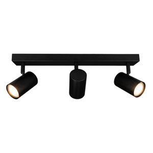 LED Deckenstrahler Schwarz Trio - Neigbar - GU10-Fassung
