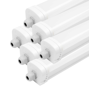 6x Réglette LED 120cm - Samsung LED - IP65 Étanche - 36W - 4000K - 130 lm/W - Raccordable - 5 ans de garantie