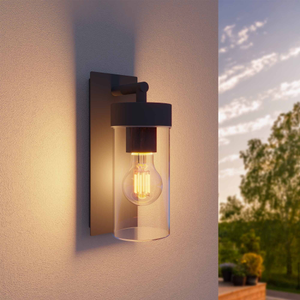 LED Wandleuchte Außen - IP44 - E27 Fassung - Anthrazit