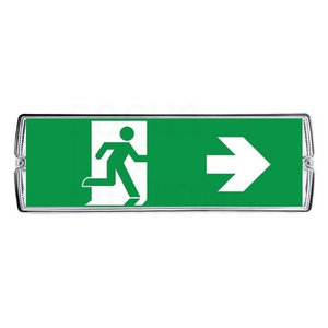 Luminaire de secours LED - en saillie - avec bouton de test et batterie - IP65 - 4W