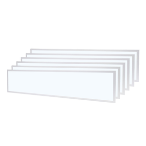 6x LED Panel 120x30 - 36W - 6500K - 100 Lm/W - Flimmerfrei - UGR <22 - 3 Jahre Garantie