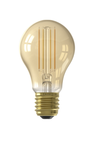 Calex Ampoule Connectée Lamp Gold - E27 - 7W - 806 Lumen - 1800K - 3000K - Lampe Vintage