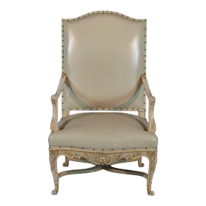 19th Century French Regency Style Oak Armchair
