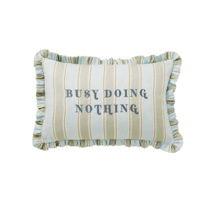 Busy Doing Nothing Cushion 60cm x 40cm, Multi