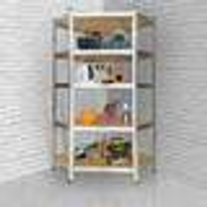 Boltless 5-Tier Corner Shelving Unit