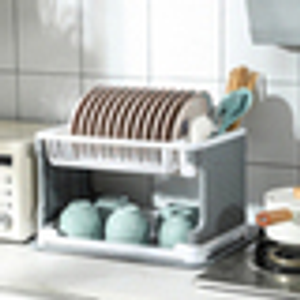 2-Tier Drainer - Grey/White