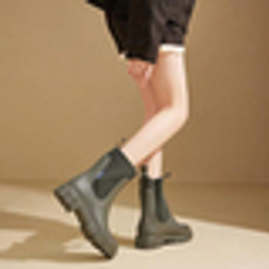 Chunky Platform Rain Boots-Green 38