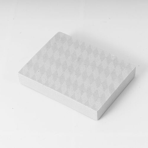 Cool Grey Chequered Soap Dish
