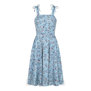 Banned June Toile Dress (Light Blue)
