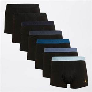 Brave Soul Mens Archie Seven Pack Boxers Black