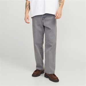 JACK & JONES Mens Alex SQ 053 Baggy Fit Jeans Grey Wash